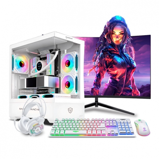 PC Gamer Draco WHITE AMD Ryzen 7 5700 - 1