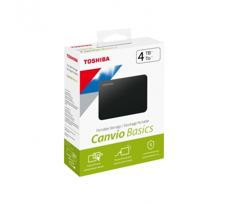 Disco Duro Externo Toshiba 4TB Canvio Basics  - 1