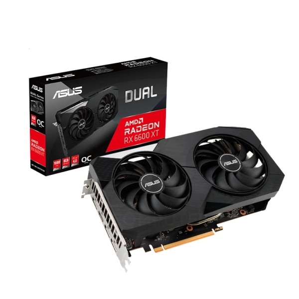 Tarjeta de video ASUS RADEON RX 6600 XT  DUAL OC  - 1