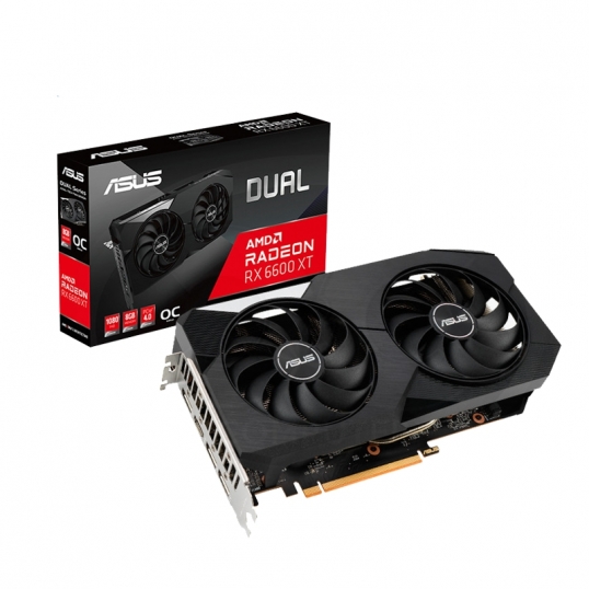 Tarjeta de video ASUS RADEON RX 6600 XT  DUAL OC  - 1