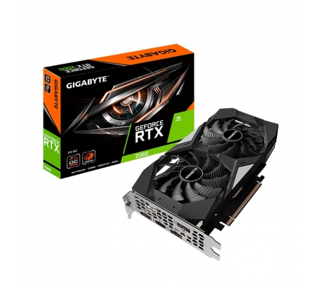 Tarjeta de video GIGABYTE NVIDIA GEFORCE RTX 2060 OC, 6GB GDDR6 192-BIT  - 1
