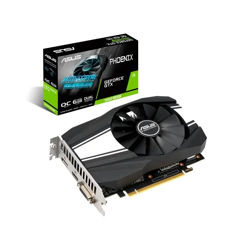 Tarjeta de video GTX1660 SUPER 6GB GDDR6 ASUS OC  - 1
