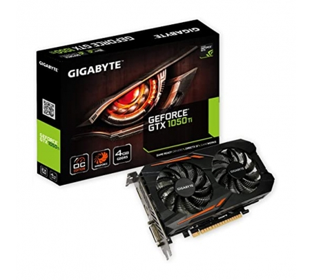Tarjeta de video Gigabyte  GTX 1050 TI OC 4gb gddr5 128-bit  - 1