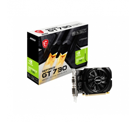 Tarjeta de video MSI GEFORCE GT 730 4GB DDR3  64 BIT  - 1