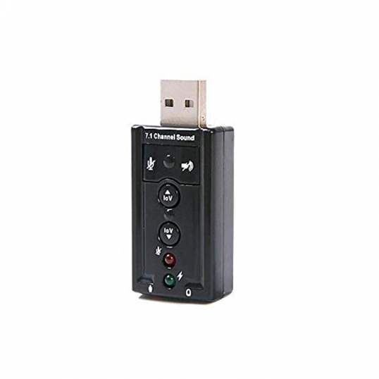 Adaptador de sonido CHANEL USB 7.1  - 1