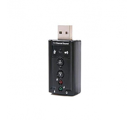Adaptador de sonido CHANEL USB 7.1  - 1