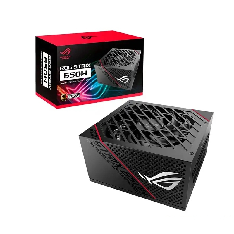 Fuente de poder 650w Asus Rog Strix 650g 80p gold - 1 Fuente de poder 650w Asus Rog Strix 650g 80p gold - 1