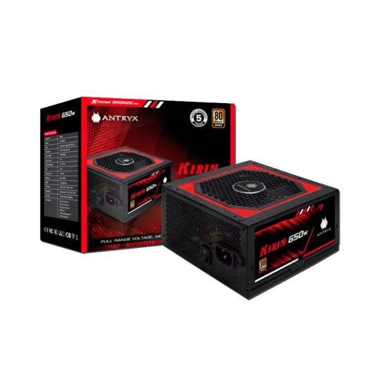 Fuente de poder Antryx 650w Kirin-80 Plus Bronze ap-kb650 - 1