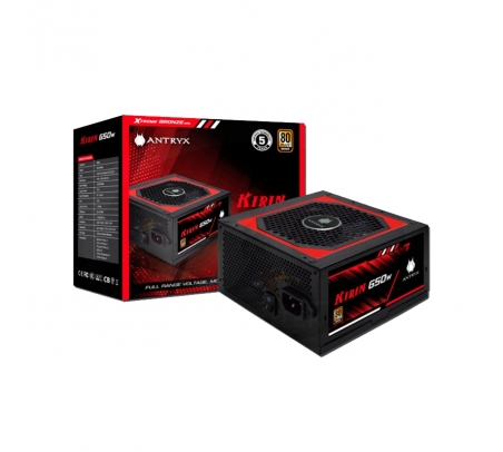 Fuente de poder Antryx 650w Kirin-80 Plus Bronze ap-kb650  - 1