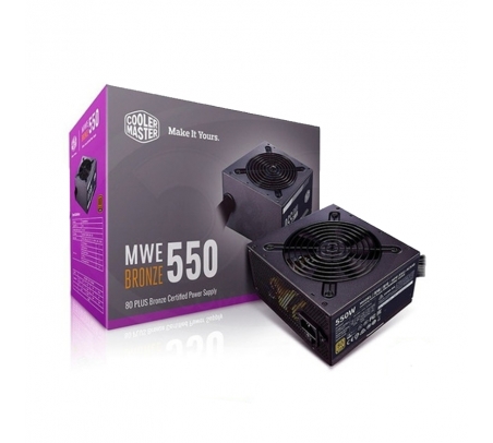 Fuente de poder Cooler Master MWE Bronze V2 550w  - 1