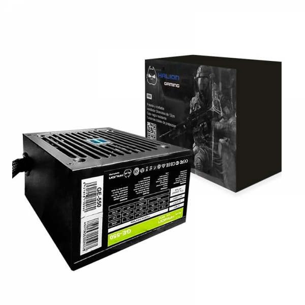 Fuente de poder ATX GE-550 Halion Gaming - 1