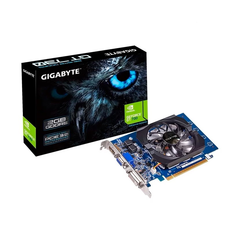 Tarjeta de video Gigabyte GT 730 2GB - 1 Tarjeta de video Gigabyte GT 730 2GB - 1
