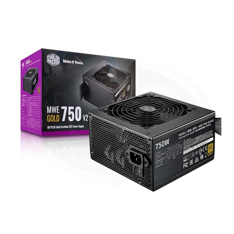 Fuente de poder 750w Cooler Master MWE Gold  - 1