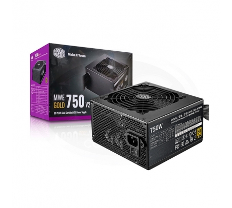 Fuente de poder 750w Cooler Master MWE Gold  - 1