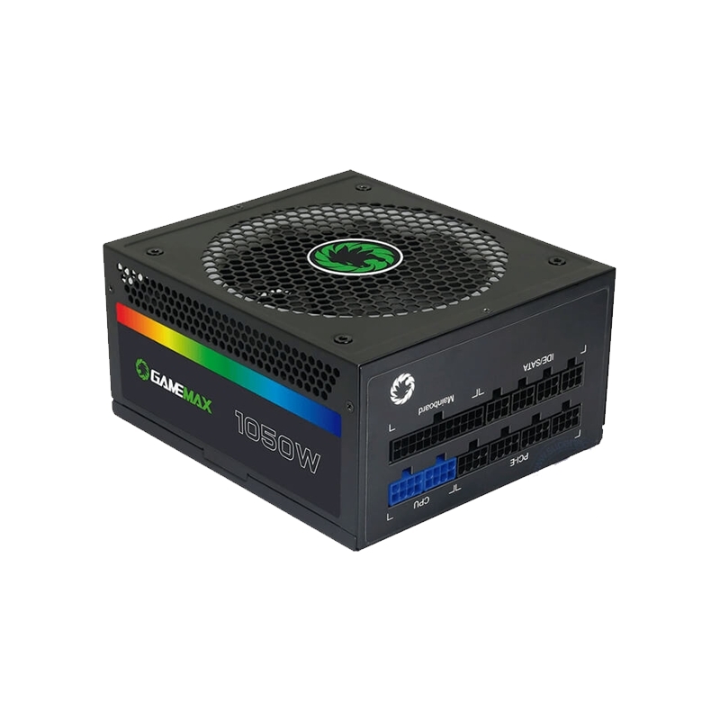 Fuente de poder 1050W RGB 80PLUS GOLD GAMEMAX - 1 Fuente de poder 1050W RGB 80PLUS GOLD GAMEMAX - 1