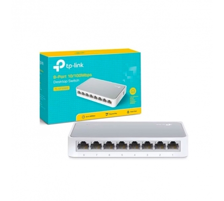 TP-LINK 8 puertos 10/100 mbps  - 1