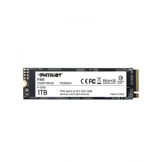 Disco Sólido 1TB M.2 NVME PCIE GEN3 P300 PATRIOT - 1