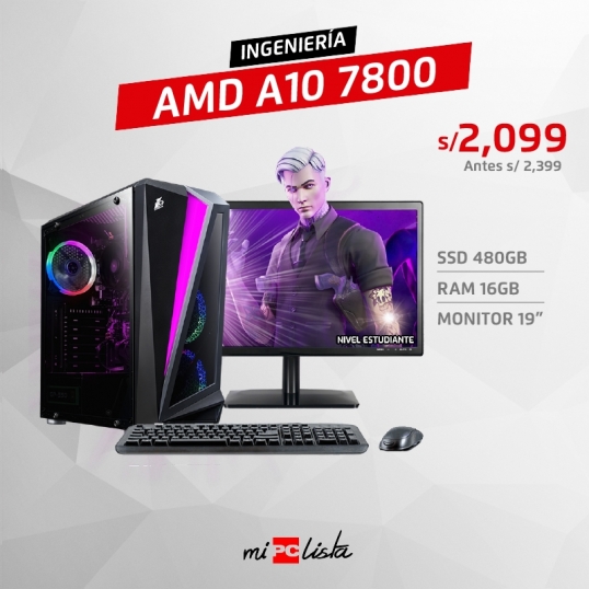 Computadora AMD A10 7800  - 1