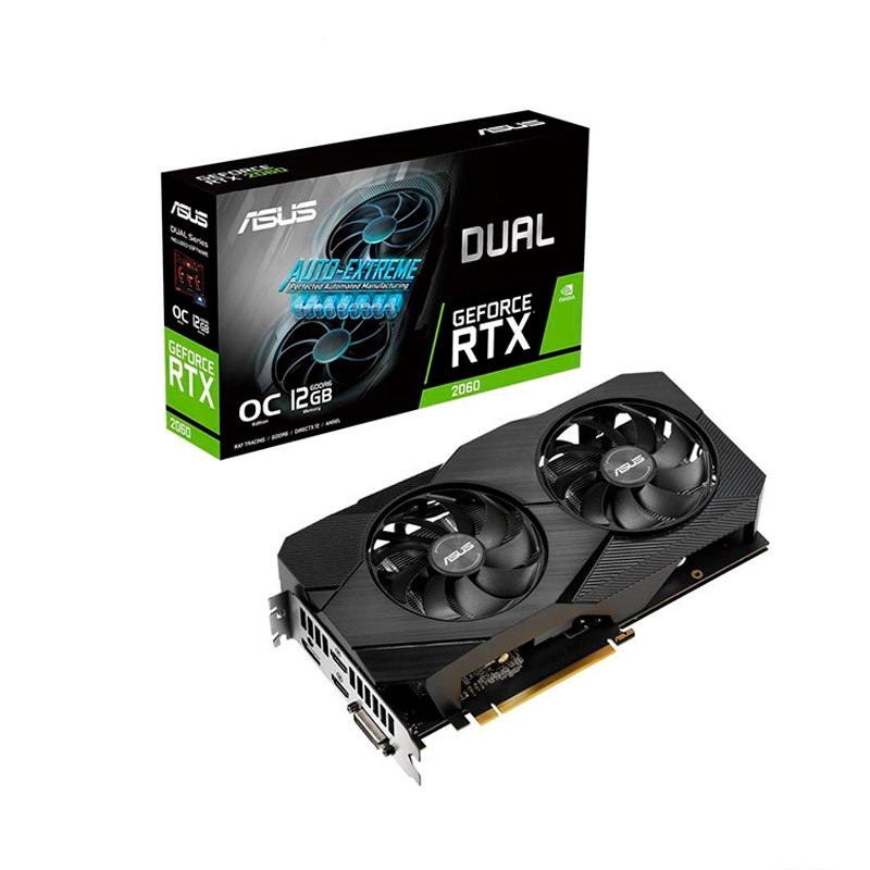 Tarjeta de video ASUS RTX 2060 12GB GDDR6 DUAL EVO  - 1