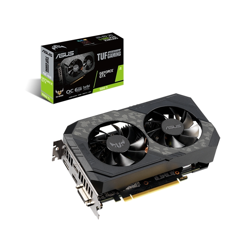Tarjeta de video ASUS GTX 1660TI OC 6GB GDDR6  - 1
