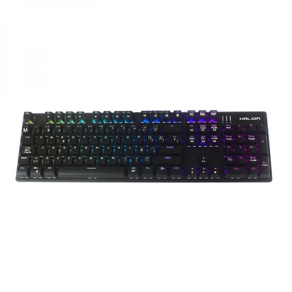 TECLADO GAMER MECÁNICO HALION CASTOR HA-K911 LED