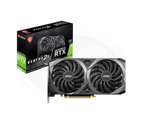 Tarjeta de video MSI RTX3060 12GB GDDR6 VENTUS 2X OC  - 1
