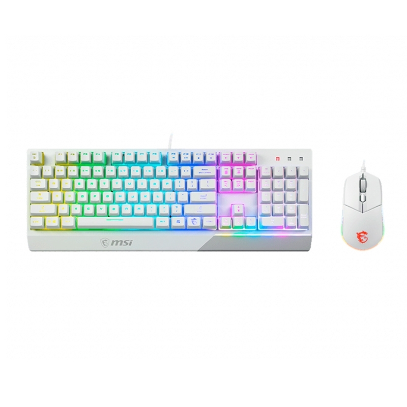Kit Teclado + Mouse Gamer MSI Vigor GK30 RGB  - 1