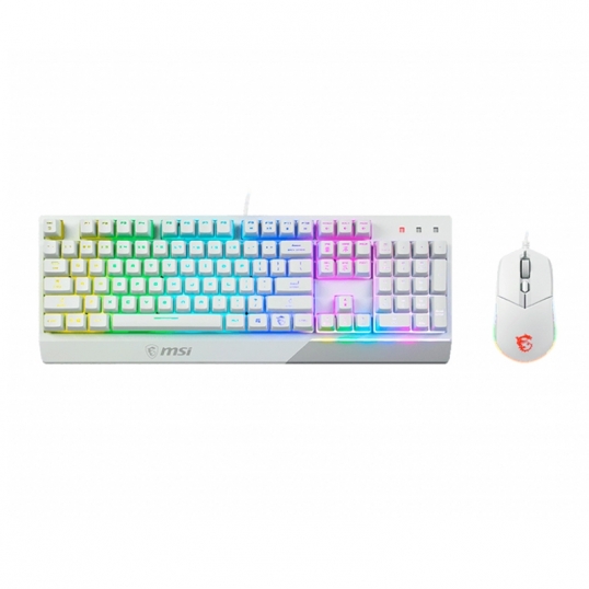 Kit Teclado + Mouse Gamer MSI Vigor GK30 RGB  - 1