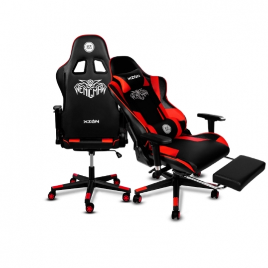 SILLA GAMER XION ENIGMA ROJO/NEGRO  - 1