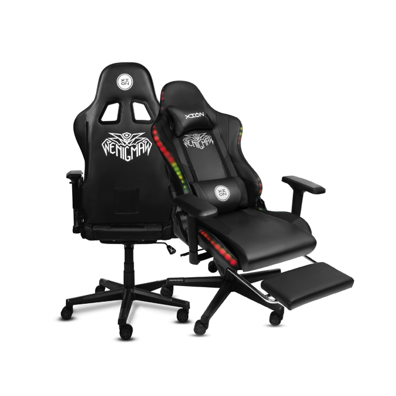 SILLA GAMER XION ENIGMA RGB NEGRO  - 1
