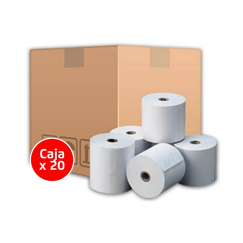 Punto de Venta - Papel Térmico para Impresora Ticketera 80x80mm 20uds.  - 1