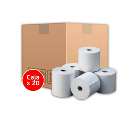 Punto de Venta - Papel Térmico para Impresora Ticketera 80x80mm 20uds.  - 1