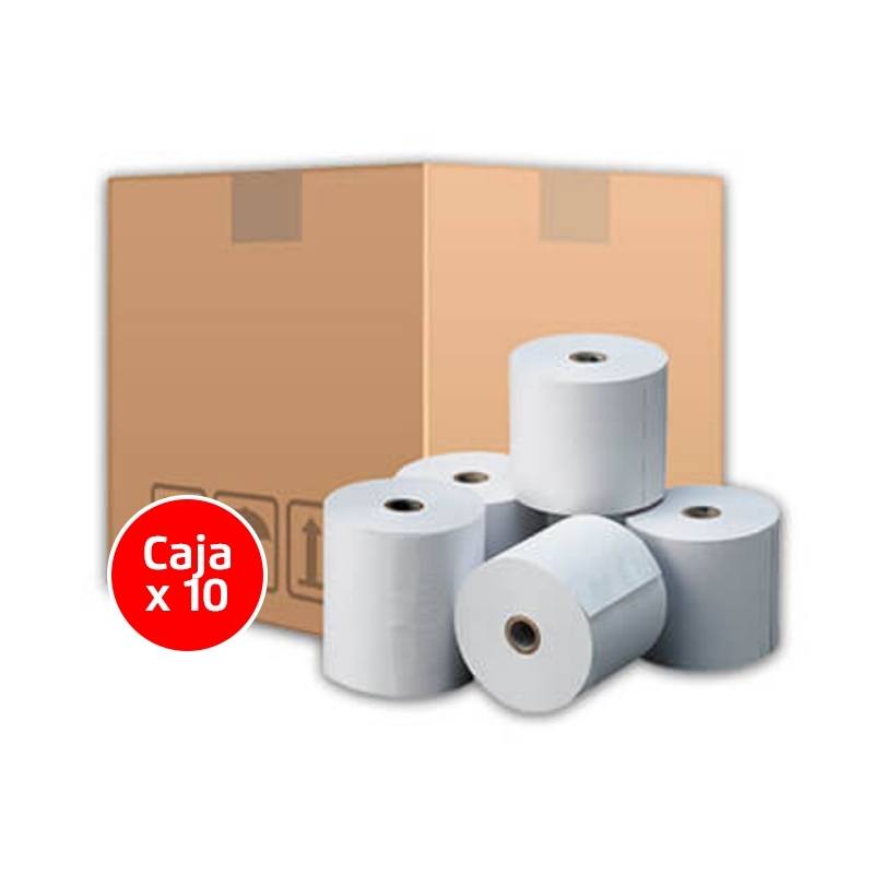 Punto de Venta - Papel Térmico para Impresora Ticketera 80x80mm 10uds.  - 1