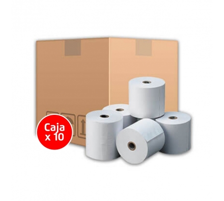 Punto de Venta - Papel Térmico para Impresora Ticketera 80x80mm 10uds.  - 1