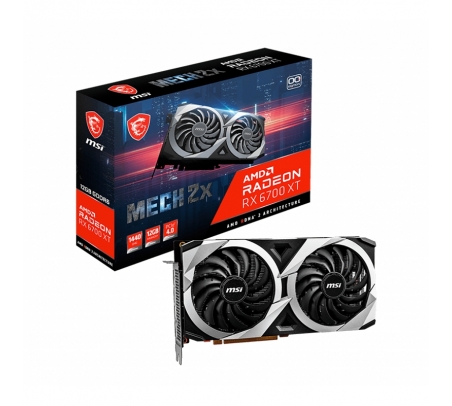 Tarjeta de video RX6700XT 12GB GDDR6 MECH 2X MSI  - 1