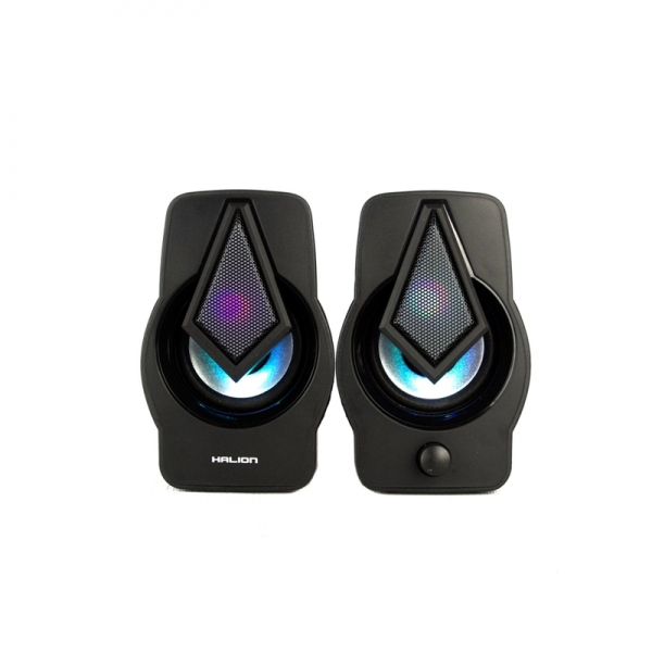 Parlante USB GAMER HALION HA-S266 DIAMANTE GRANDE - 1