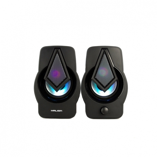 Parlante USB GAMER HALION HA-S266 DIAMANTE GRANDE - 1