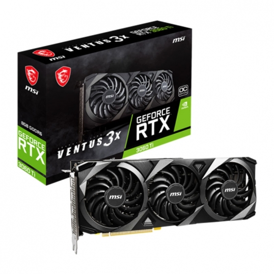 Tarjeta de video RTX3060TI 8GB MSI VENTUS 3X  - 1