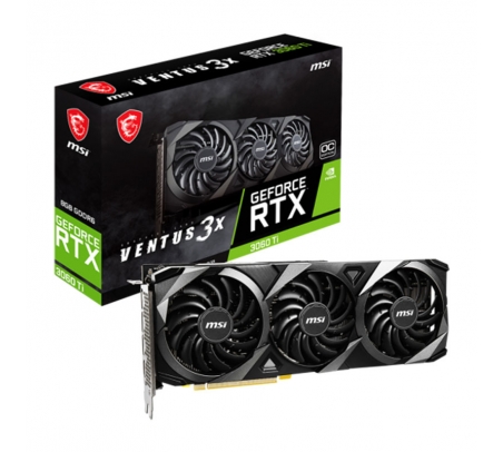 Tarjeta de video RTX3060TI 8GB MSI VENTUS 3X  - 1