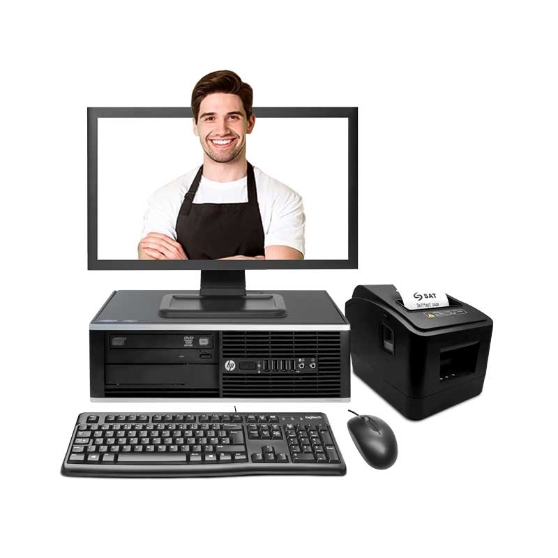 Computadora HP 6305 AMD A4 5300B + Ticketera Térmica  - 1