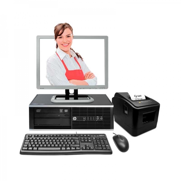 Computadora HP 6305 AMD A4 5300B + Ticketera Térmica  - 1