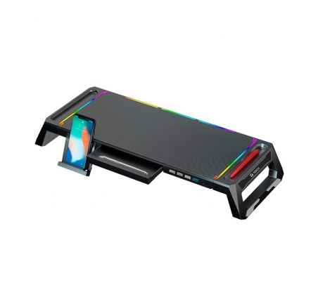 SOPORTE RGB MULTIPROPOSITO CON 4 PUERTOS USB  - 1