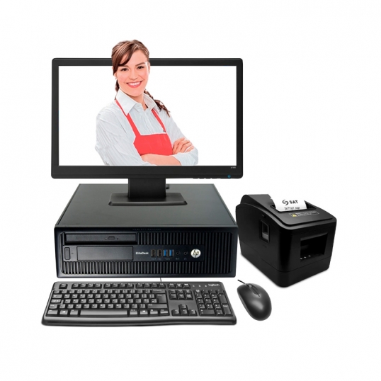 Computadora HP 705 G1 AMD A4 8350B + Ticketera Térmica - 1