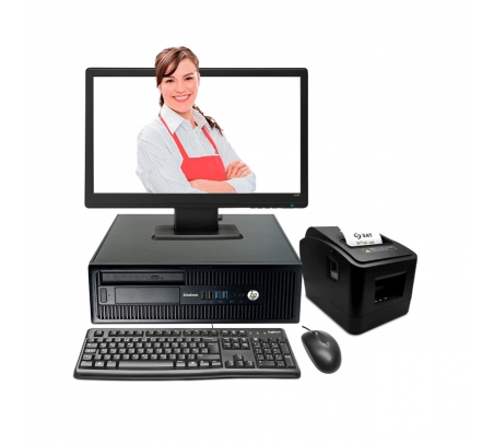 Computadora HP 705 G1 AMD A4 8350B + Ticketera Térmica  - 1