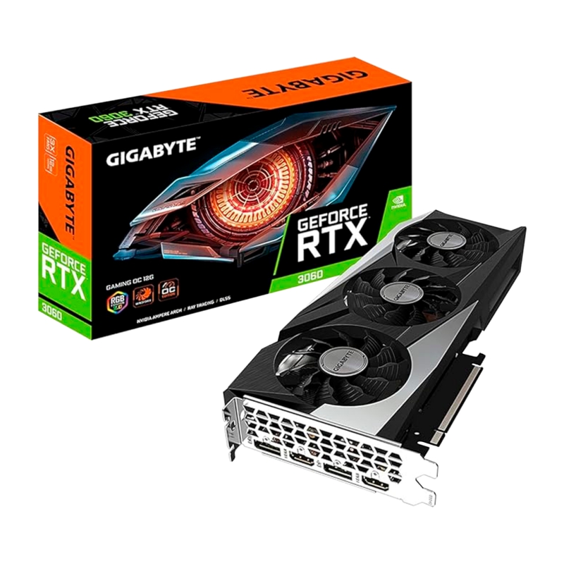 Tarjeta de video RTX 3060 NVIDIA 12 GB GDDR6 - 1 Tarjeta de video RTX 3060 NVIDIA 12 GB GDDR6 - 1
