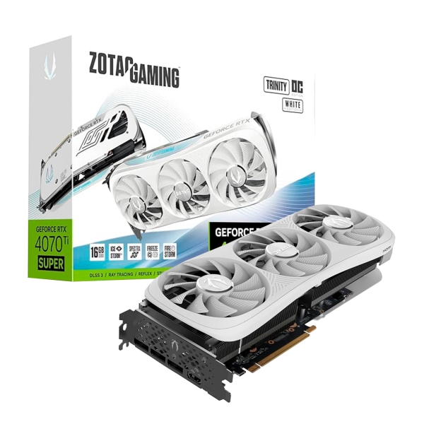 Tarjeta de video RTX 4070 Ti Trinity OC White  Edition NVIDIA 12 GB GDDR6X  - 1