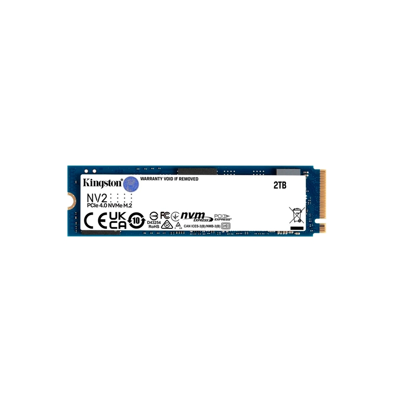 Disco Solido SSD Kingston Nv2  M.2 2280 Pcie 4.0 X4 Nvme de 2Tb  - 1
