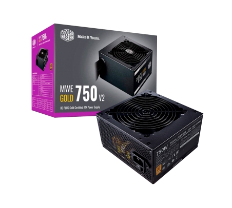 Fuente de poder Cooler Master MWE 750 V2  BRONZE  - 1