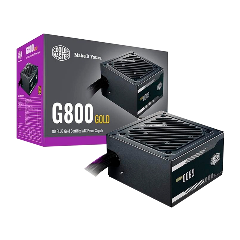 Fuente de poder Cooler Master G800 GOLD  - 1