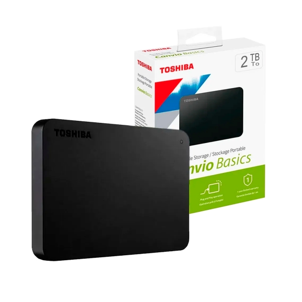 Disco Externo Toshiba Canvio Basics 2TB - 1